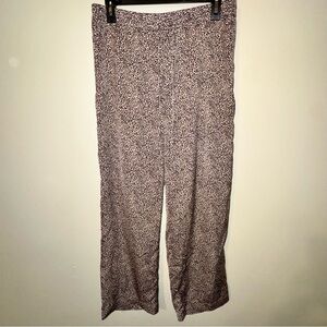 Banana Republic Animal Print Wide Leg Pajama Pants